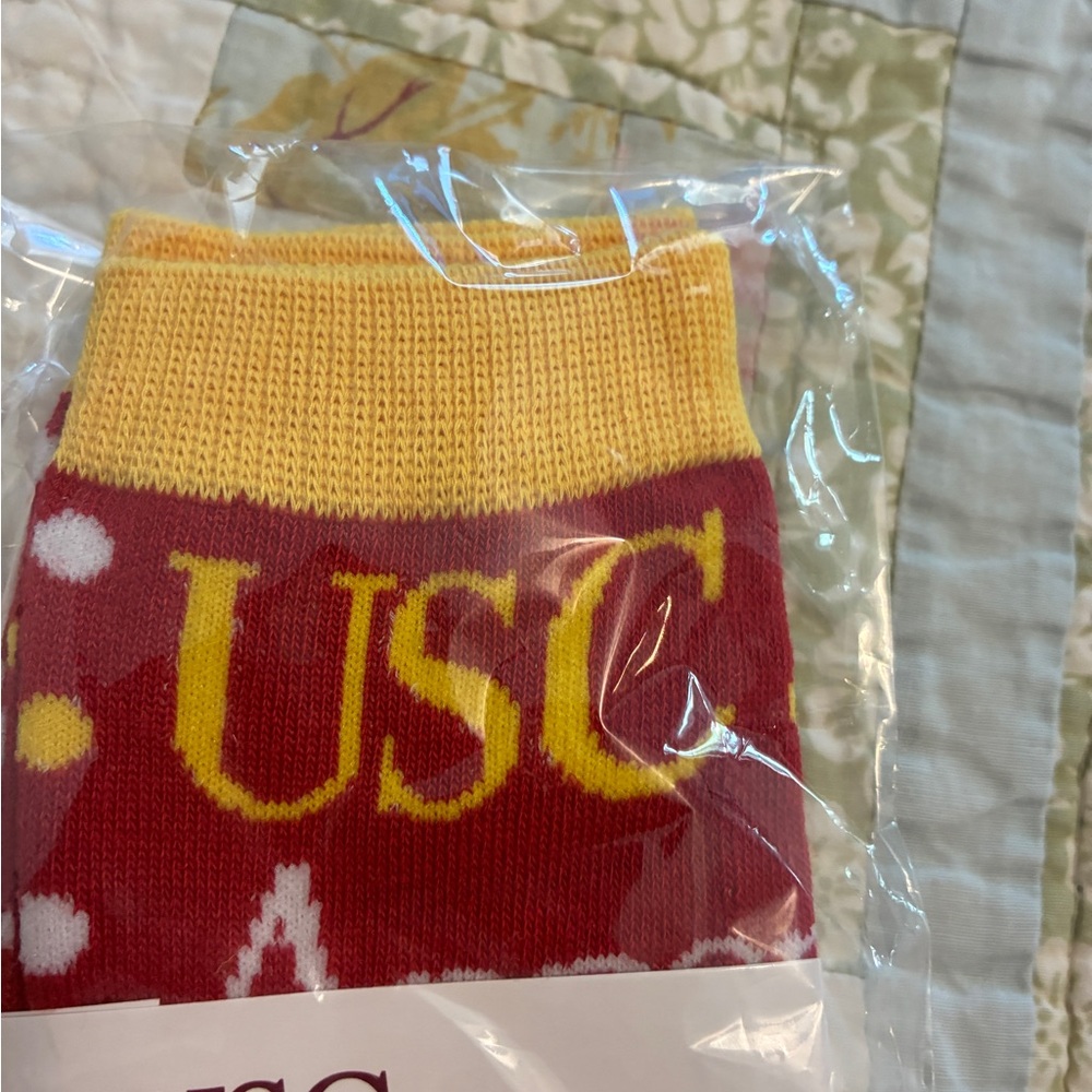 USC Red and Yellow Unisex Socks